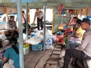Polsek Palipi : Himbauan Kamtibmas kepada Masyarakat Saat di Kapal