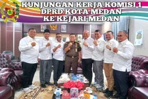 Komisi I DPRD Medan Kunker Ke Kajari Medan, Robi Harap Netral di Pemilu 2024