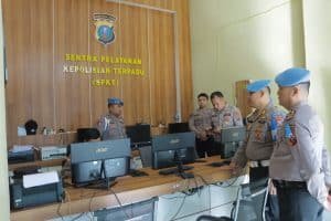 Polres Samosir Sambut Bid Propram Polda Sumut Lakukan Gaktibplin