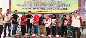 Wong Chun Sen Tarigan Hadiri Kegiatan Bansos Safari Ramadhan LPSK Bunga Teratai Sumut dan Korwil I IPSM Nasional Dengan Mahajaya