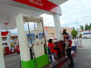 Polres Samosir, Cek Situasi SPBU di Pangururan
