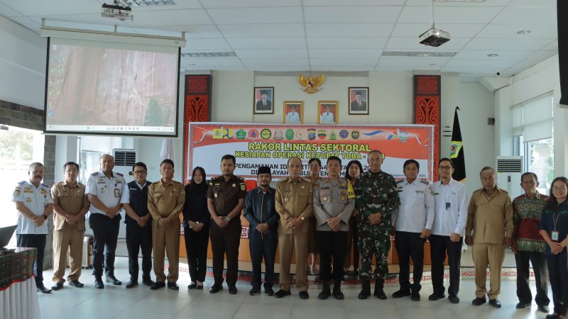Polres Samosir, Rakoor Lintas Sektoral, Kesiapan Operasi Ketupat Toba 2024