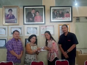 Panitia Paskah PUKSU Sumut Audensi Dengan Pembina Yayasan Senior Power Medan Ibu L Manullang SKM MM