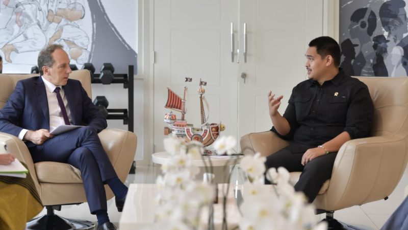 Penguatan Kerja Sama Antara Indonesia dan Prancis, Menpora Terima Kunjungan Dubes Prancis
