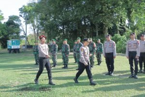 Polres Samosir, Gelar Apel Pasukan Ops Toba 2024, Sambut Idul Fitri