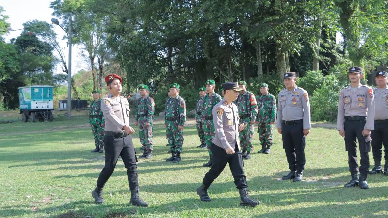 Polres Samosir, Gelar Apel Pasukan Ops Toba 2024, Sambut Idul Fitri