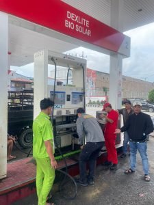 Polres Samosir, Cek ke SPBU Pangururan