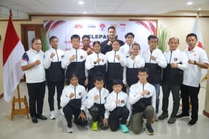 Menpora Dito Kukuhkan dan Lepas Kontingen Modern Pentathlon Indonesia Ke Korsel dan Thailand 