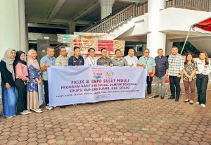 BSI Maslahat dan BSI Salurkan Bantuan Erupsi Gunung Ruang Sulut