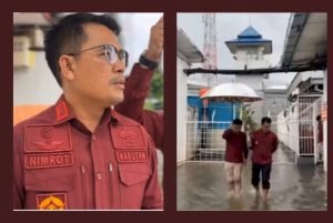 Karutan dan Warga Binaan Kelas 1 Medan Berjuang Hadapi Banjir
