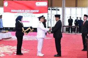 Lantik Pj Bupati Dairi, Pj Gubernur Sumut : Sinergi Harus Tetap Terjaga