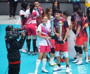 Donna Agnesia Berharap Hadirnya Red Sparks Akan Berdampak Baik Bagi Voli Indonesia
