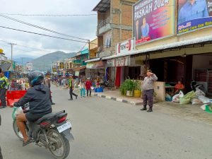 Polres Samosir Perketat Pengamanan Pasar Utama