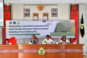 Bupati Samosir Pimpin Sidang GTRA Kabupaten Samosir