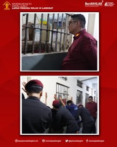 Wujudkan Zona Integritas, Lapas Pemuda Langkat Gelar Deteksi Dini Razia dan Test Urine serta Pengecekan Sarpras Ke Seluruh Blok Hunian