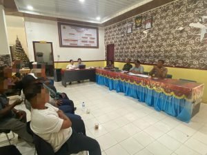 Kapolsek Onanrunggu Hadiri Mediasi Permasalahan Terkait Ukuran Lahan