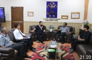 Kakanwil Kemenkumham Sumut Terima Audiensi GMNI Kota Medan Redaksi Trans Nusantara  