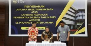 Ketua DPRD Kota Medan Hasyim SE, Hadiri Penyerahan Laporan Hasil Pemeriksaan Keuangan Tahun Anggaran 2023
