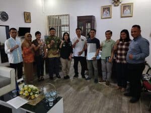 DPC PPMI Kabupaten Langkat Dan Aliansi Solidaritas Peduli Serikat Pekerja/Serikat Buruh Sumut Sambangi Kantor UPT 1 Disnaker Sumut