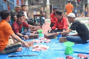 Rayakan Idul Adha 1445 H, Rutan Labuhan Deli Gelar Shalat Idul Adha dan Sembelih Hewan Qurban