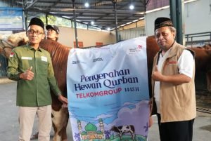 TelkomGroup Distribusikan Hewan Kurban pada Hari Raya Iduladha 1445 H