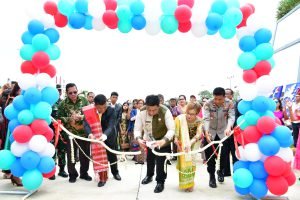 Bupati Samosir Resmikan SPBU PT. Surabaya Yolanici Mandiri