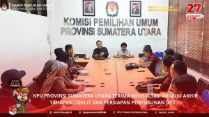 KPU Sumut Konsultasi Persiapan DPS Pilkada Serentak 2024 dengan 7 Daerah