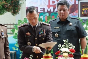 Forkopimda Bersama Penyelengara Pemilu, Hadiri Syukuran Hari Bhayangkara ke-78 di Polres Samosir