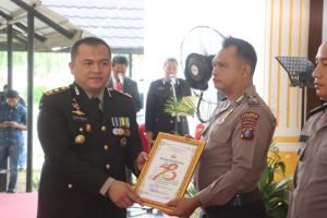 Kapolres Langkat Pimpin Upacara HUT Bhayangkara Ke-78 Tahun 2024