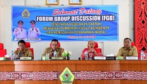 Bupati Samosir Buka FGD Penetapan Kebijakan Daerah Pemberian Fasilitas/Insentif