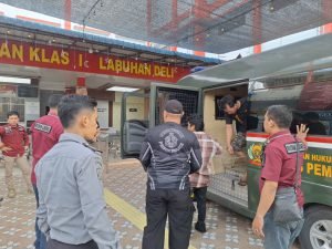 Atasi Overcrowded, Rutan Labuhan Deli Lakukan Pemindahan 15 Warga Binaan Ke Lapas Kelas IIA Binjai