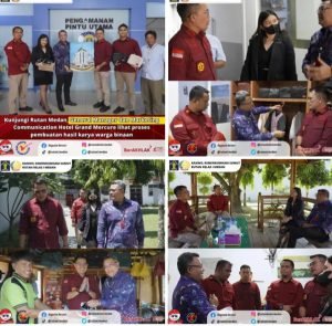 Karutan Tanjung Gusta Nimrot Sihotang Terima Langsung Kunjungan Tim Hotel Grand Mercure