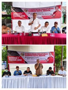 Dua Sesi Sosialisasi Perda No. 1 Tahun 2016: Edward Hutabarat Himbau Warga Pahami Jenis Limbah B3