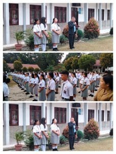 SMK Negeri Tuktuk Simanindo Samosir Gelar GSM pada Siswa Baru 2024