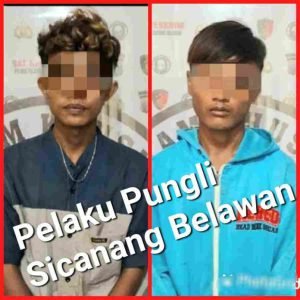 Dua Pelaku Pungli Sicanang ‘Pasrah’ Digiring Tim Patroli Presisi Polres Pelabuhan Belawan