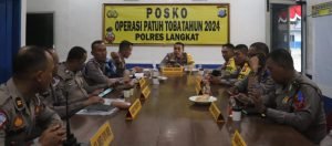 Polres Langkat Keluarkan 515 Tilang, Di Ops Toba Tahun 2024
