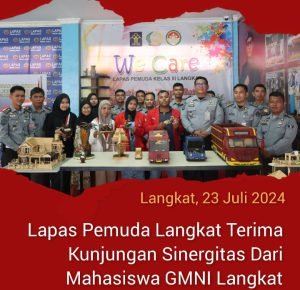 Mahasiswa GMNI Langkat Kunjungi Lapas Pemuda Langkat, Fokus pada Kemandirian Warga Binaan