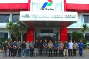 Kapolres Pelabuhan Belawan Bersama Tim Baharkam Polri Tinjau Jalur Pipa Minyak PT. Pertamina