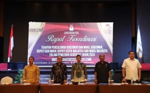 KPU Sumut Adakan Rapat Koordinasi Tahapan Pencalonan Pilkada Serentak 2024 dengan KPU Kab/Kota Se-Sumut
