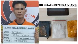 Sat Narkoba Polres Belawan Tangkap Pengedar Narkoba di Jalan Platina Raya, 81 Gram Shabu Disita