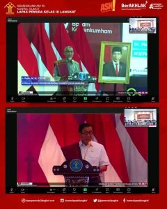 Lapas Pemuda Langkat Ikuti Launching Webinar Series I “Cerdas Bersama BPSDM Hukum dan HAM”
