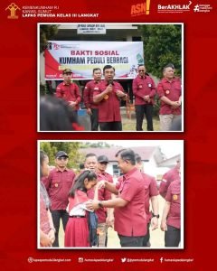 Kumham Peduli Kumham Berbagi, Kalapas Pemuda Langkat ikuti Bakti Sosial untuk Gelorakan Hari Pengayoman Ke-79