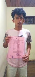 Polsek Simanindo, Tahan 3 (Tiga) Tersangka Pencurian Ternak Babi