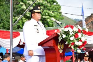 Bupati Samosir Sampaikan Capaian Kinerja dan Prestasi pada Peringatan HUT RI KE-79 Tahun 2024