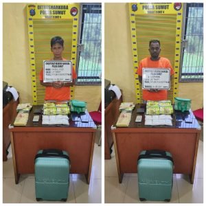Polda Sumut Tangkap Dua Pria Pemilik Sabu 4 Kg