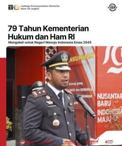 Lapas Narkotika Langkat Rayakan HUT Pengayoman Kemenkumham RI Ke-79 dengan Semangat Menuju Indonesia Emas 2045