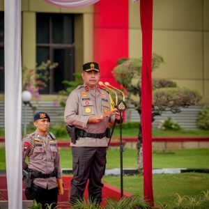 Kapolda Sumut Whisnu Hermawan Pimpin Apel Gelar Pasukan Operasi Mantap Praja Toba 2024