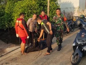 Mayat Mr. X yang Ditemukan Warga di Paluh Tower Sedang Diselidiki Identitasnya Oleh Polres Pelabuhan Belawan