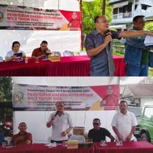 Edward Hutabarat Sosialisasikan Perda No. 3 Tahun 2024 tentang UMKM di Medan