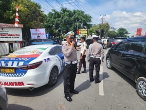 Polda Sumut Sukses Amankan dan Kawal Rombongan Paslon Di Hari Pertama Pendaftaran Paslon Gubernur Sumut